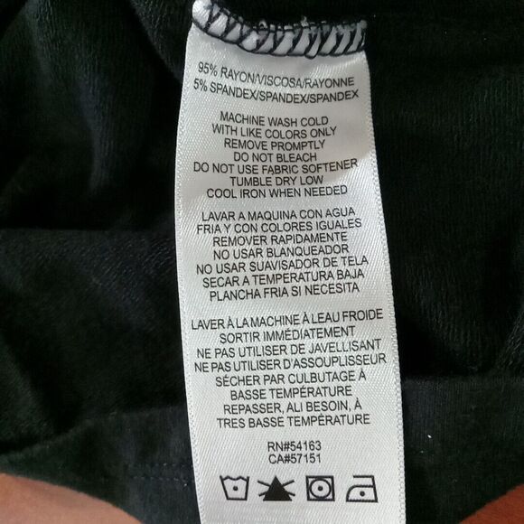 Calvin Klein Performance Stretch Shirt Women's Size Large Striped - Picture 9 of 10